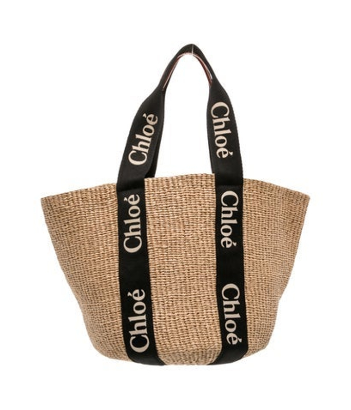 Chloe Raffia Tote