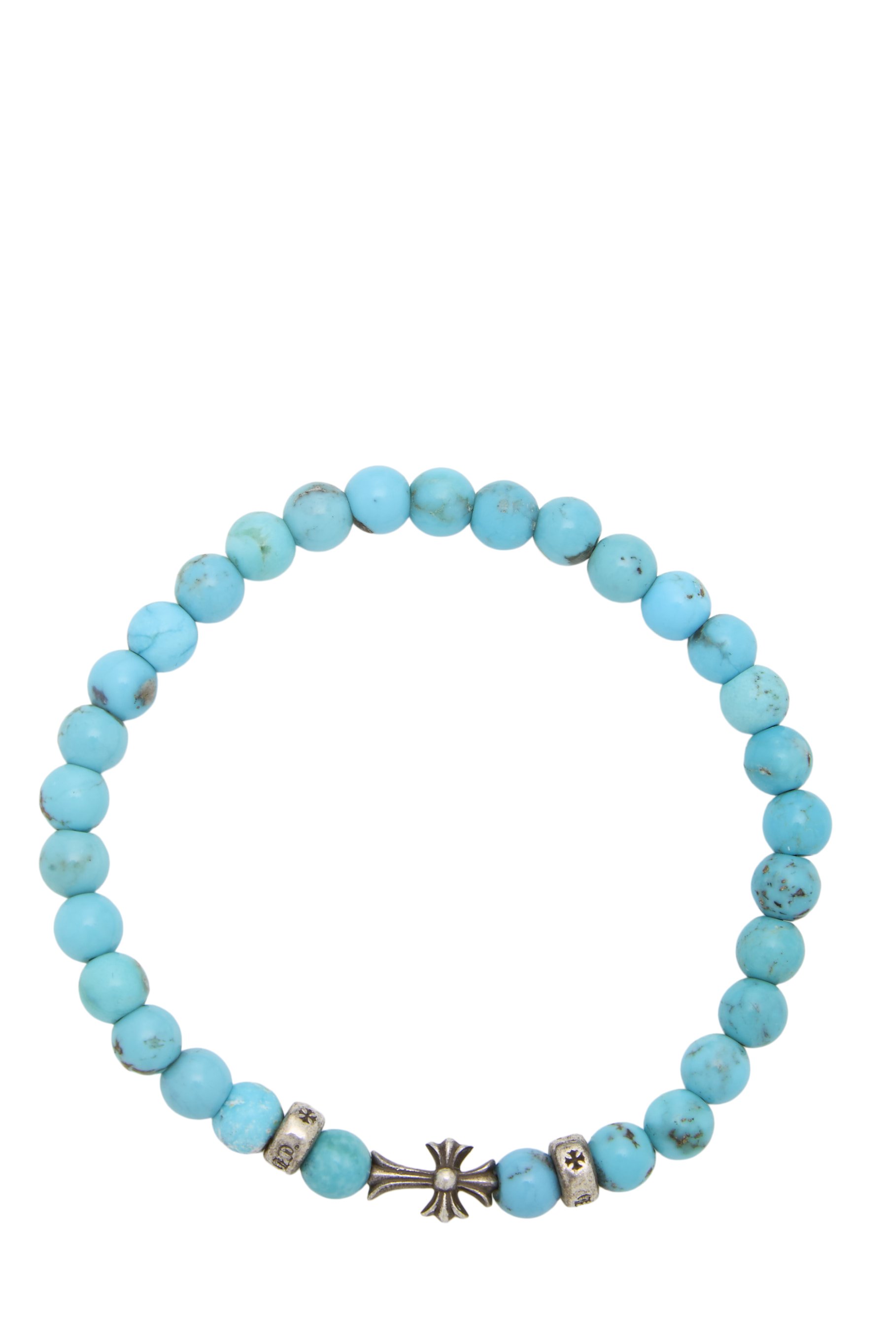 Chrome Hearts Blue Beaded Bracelet