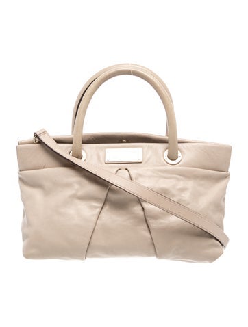 Leather Top Handle Bag