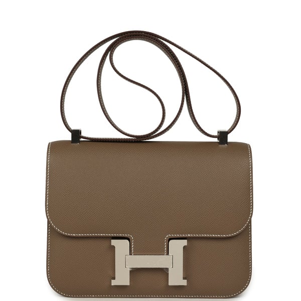 Hermes Hermes Constance 1-24 Etoupe Epsom Palladium Hardware