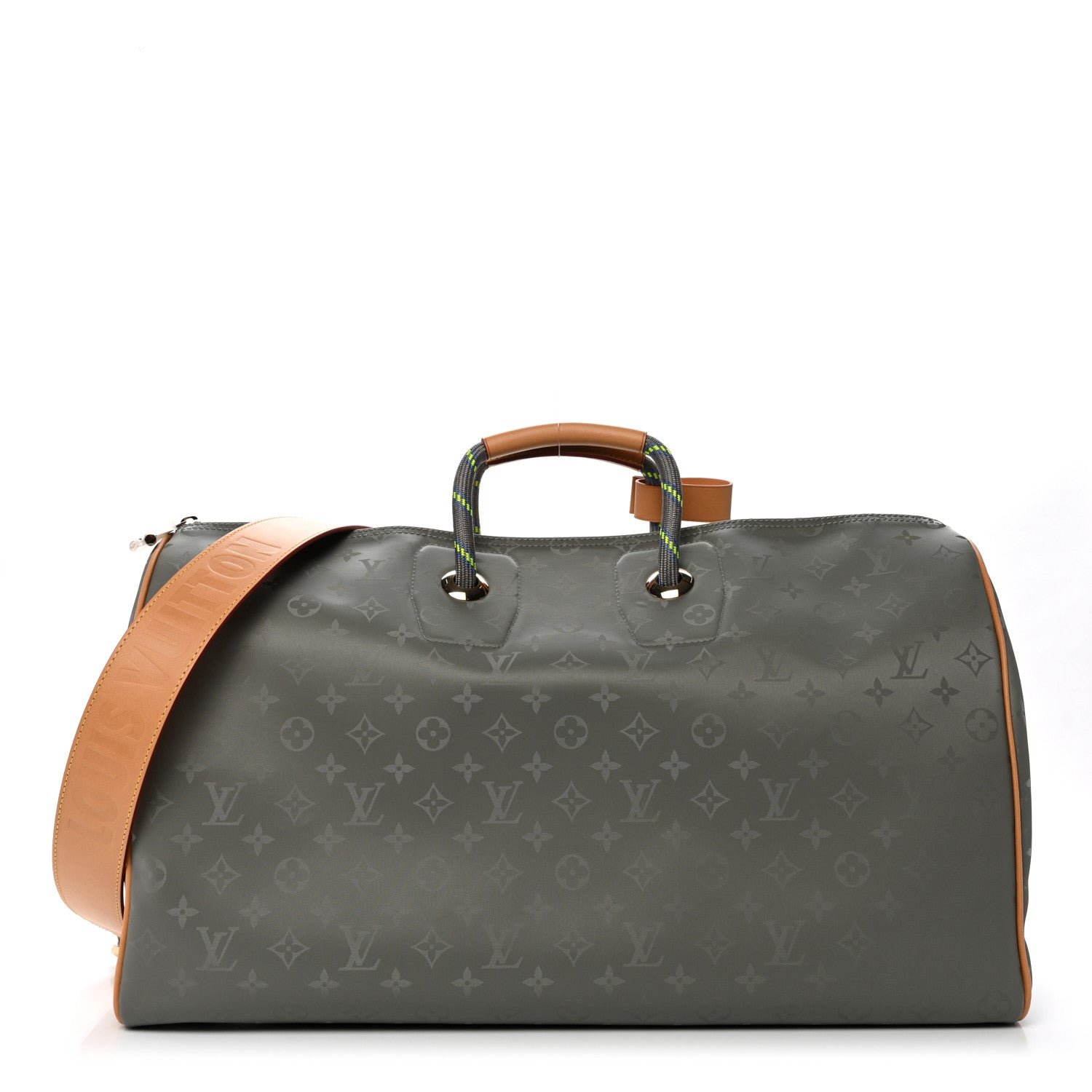 Louis Vuitton Monogram Titanium Keepall Bandouliere 50