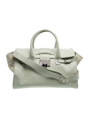Leather Top Handle Bag