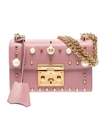 Faux Pearl Padlock Small