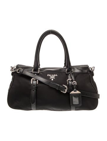 Tessuto Nylon Top Handle Bag