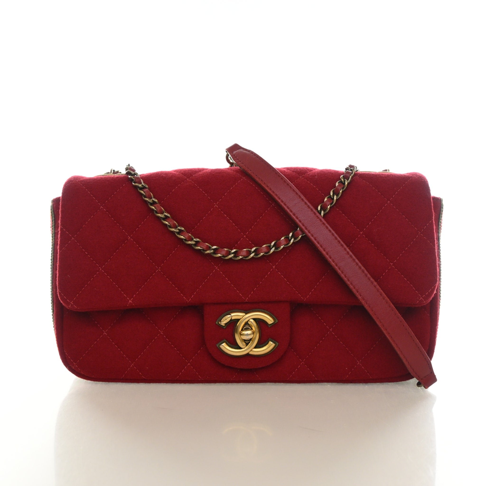 Chanel Medium Mixed Fibers Single Flap Bag