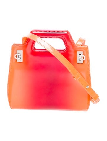 Salvatore Ferragamo Leather Top Handle Bag