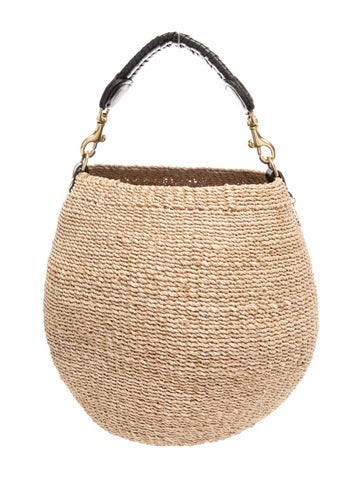 Straw Bucket Bag