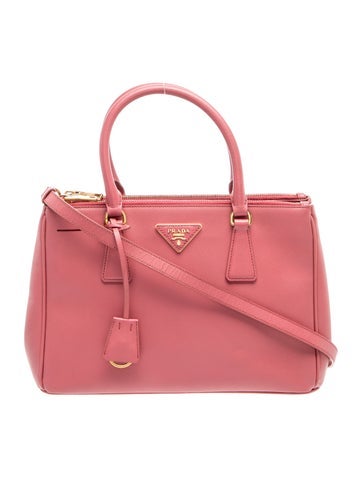 Saffiano Leather Galleria Double Zip Medium