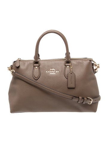 Leather Top Handle Bag