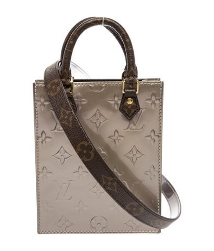 Louis Vuitton Vuitton Monogram Vernis Sac Plat Petit