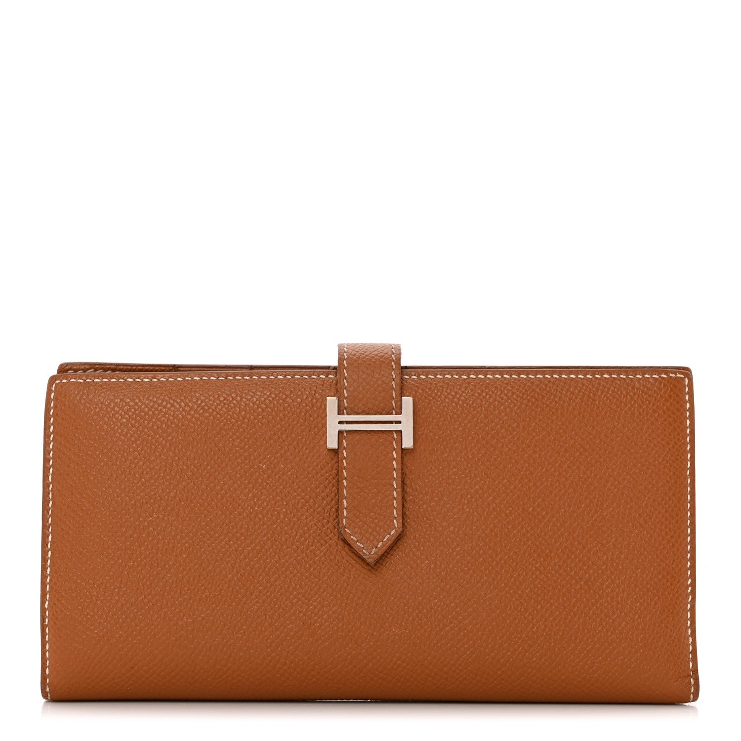 Hermes Epsom Bearn Gusset Wallet Gold