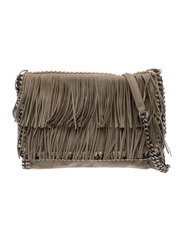 Stella McCartney Vegetarian Suede Shoulder Bag