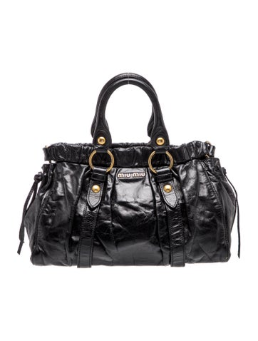 Leather Top Handle Bag