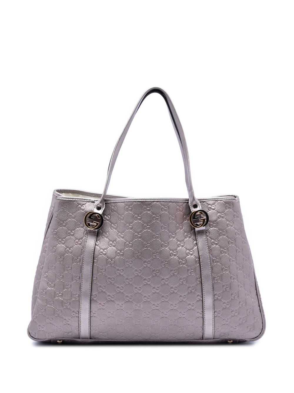2016-2026 Large Metallic Guccissima Twins tote bag