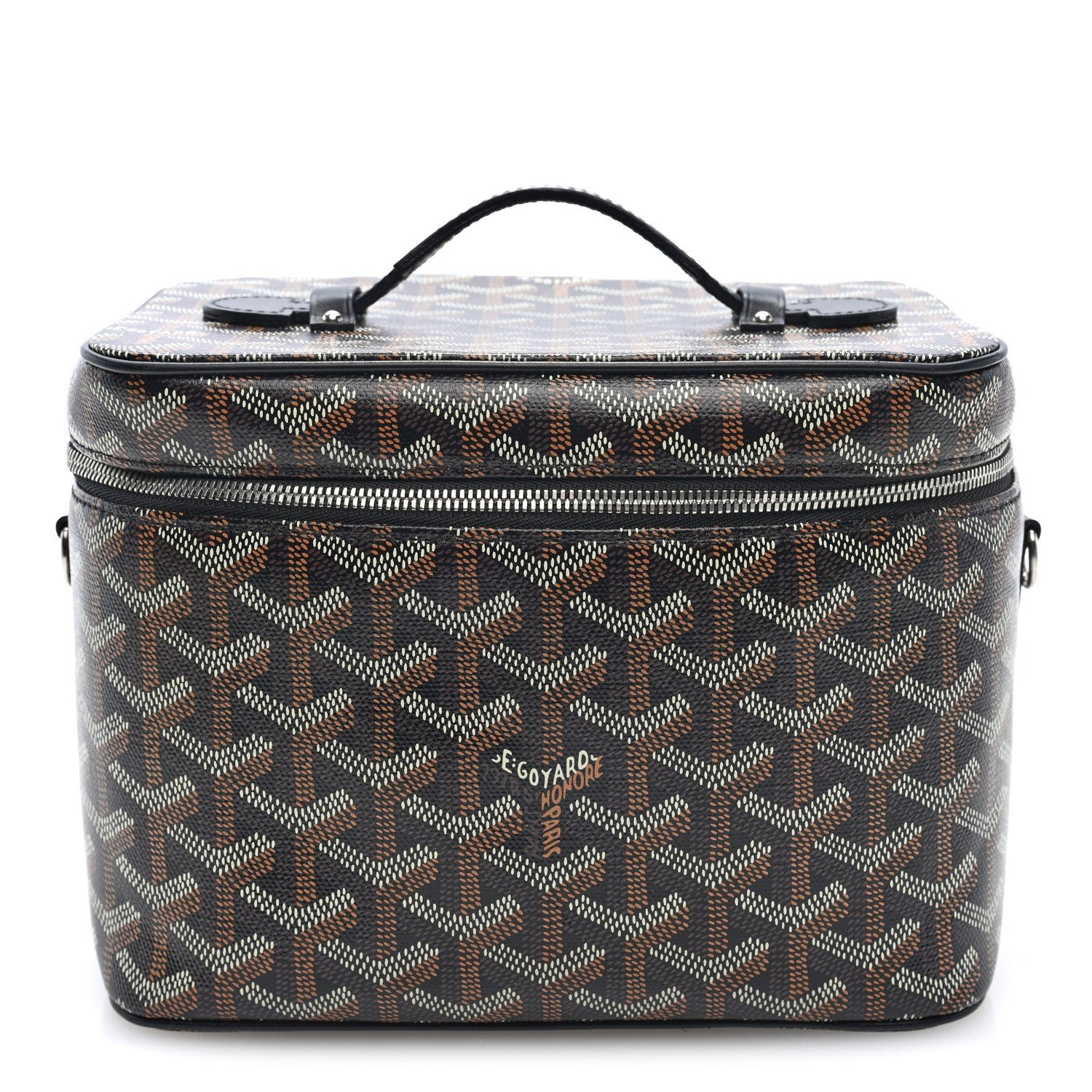 Goyard Goyardine Muse Vanity Case Black