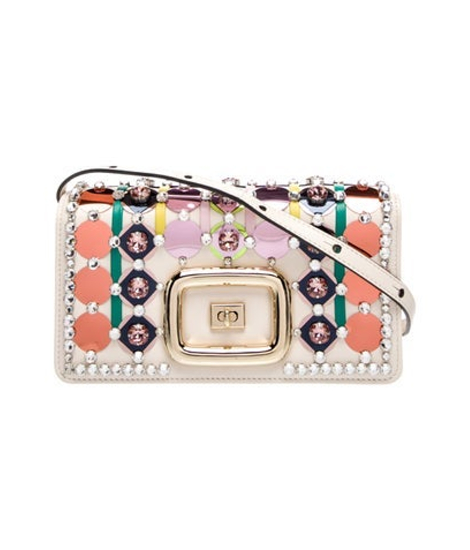 Roger Vivier Vivier Leather Crossbody Bag