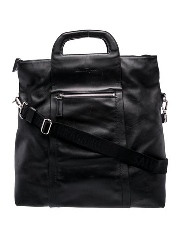 Leather Top Handle Bag
