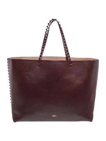 Rockstud Top Handle Bag