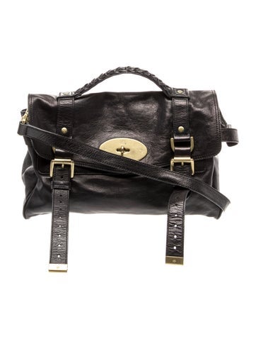 Leather Top Handle Bag