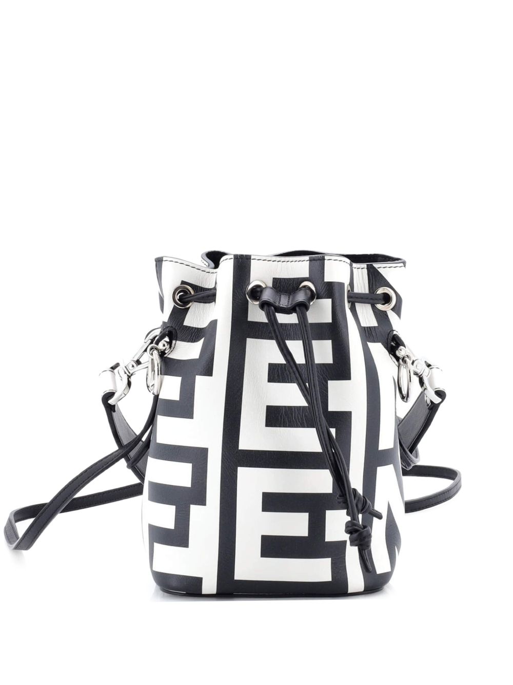 Fendi x Marc Jacobs Mon Tresor Printed Leather Mini bucket bag