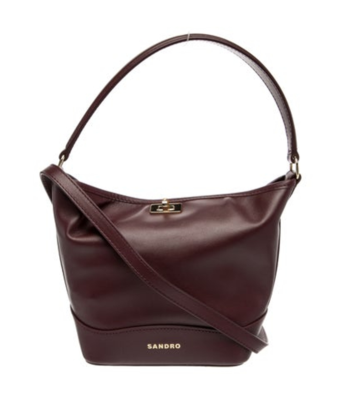 Sandro Leather Shoulder Bag