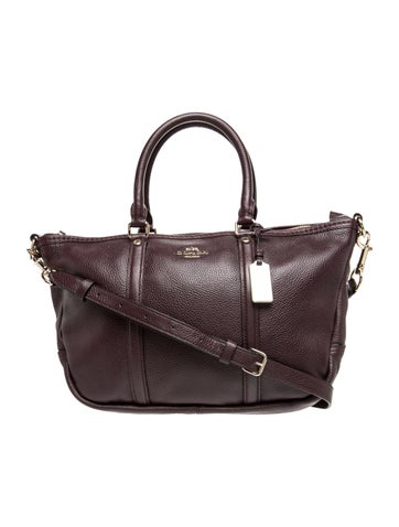 Leather Top Handle Bag
