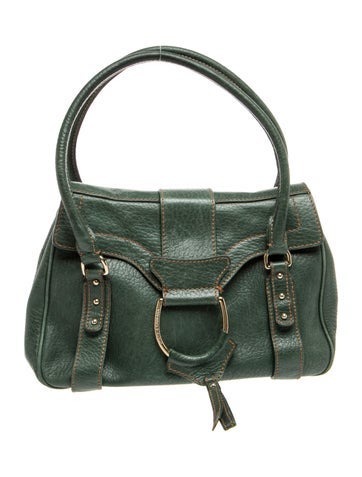 Leather Top Handle Bag