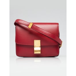 Celine Celine Red Leather Small Box Bag