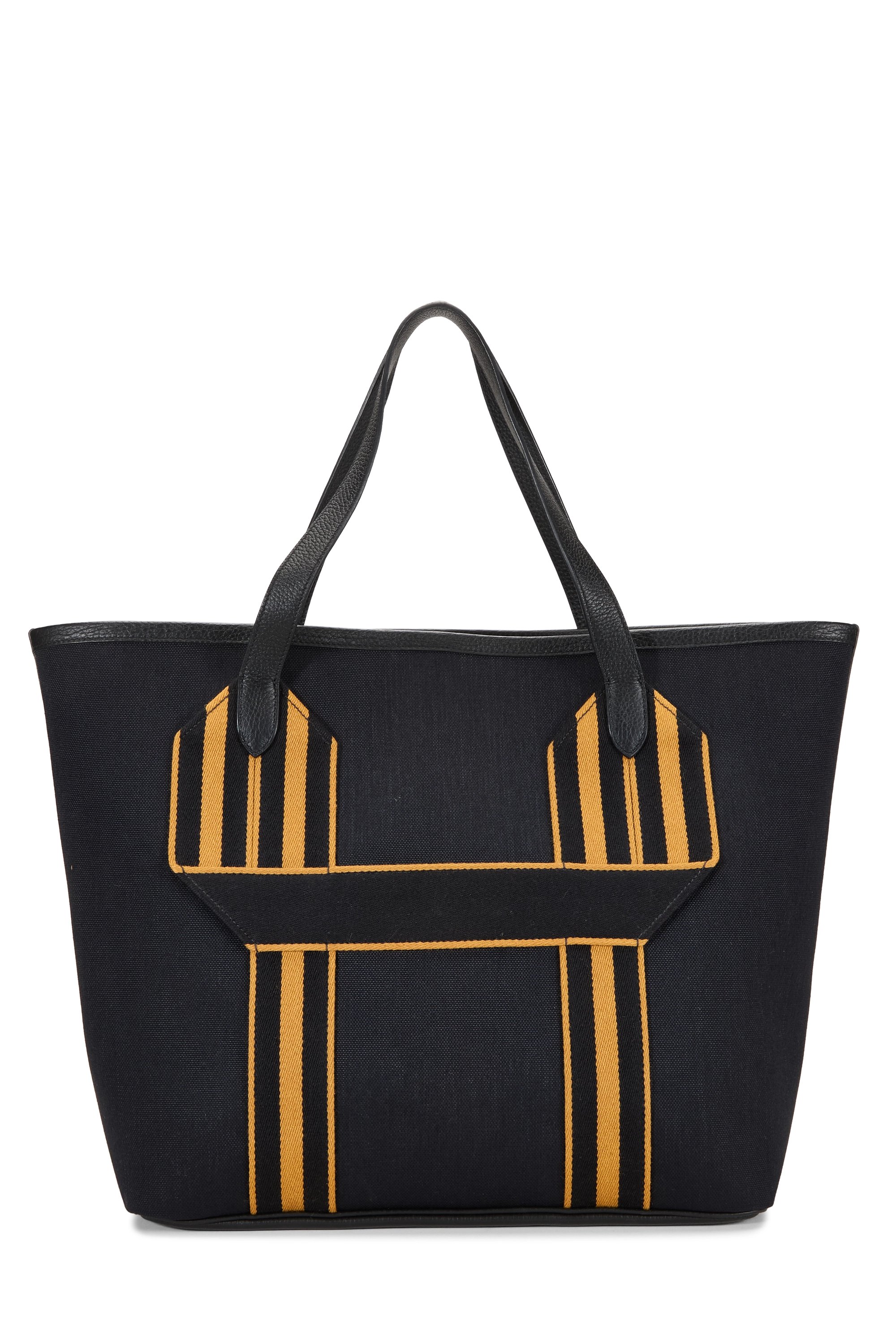 Black Canvas Pursangle Tote