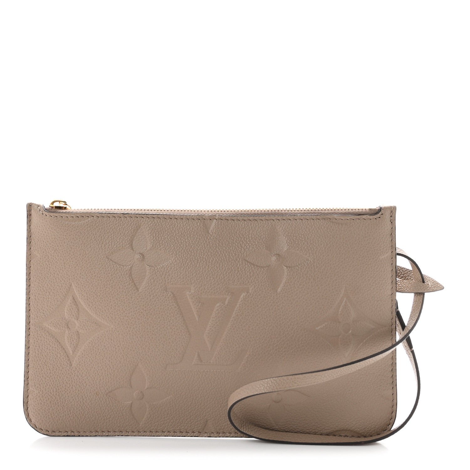Louis Vuitton Empreinte Monogram Giant Neverfull MM Pochette Tourterelle