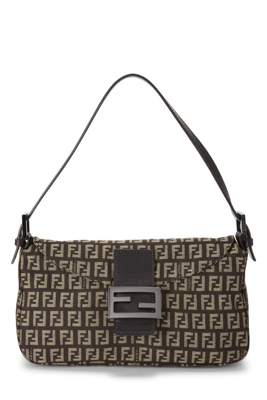 Brown Zucchino Canvas Shoulder Bag