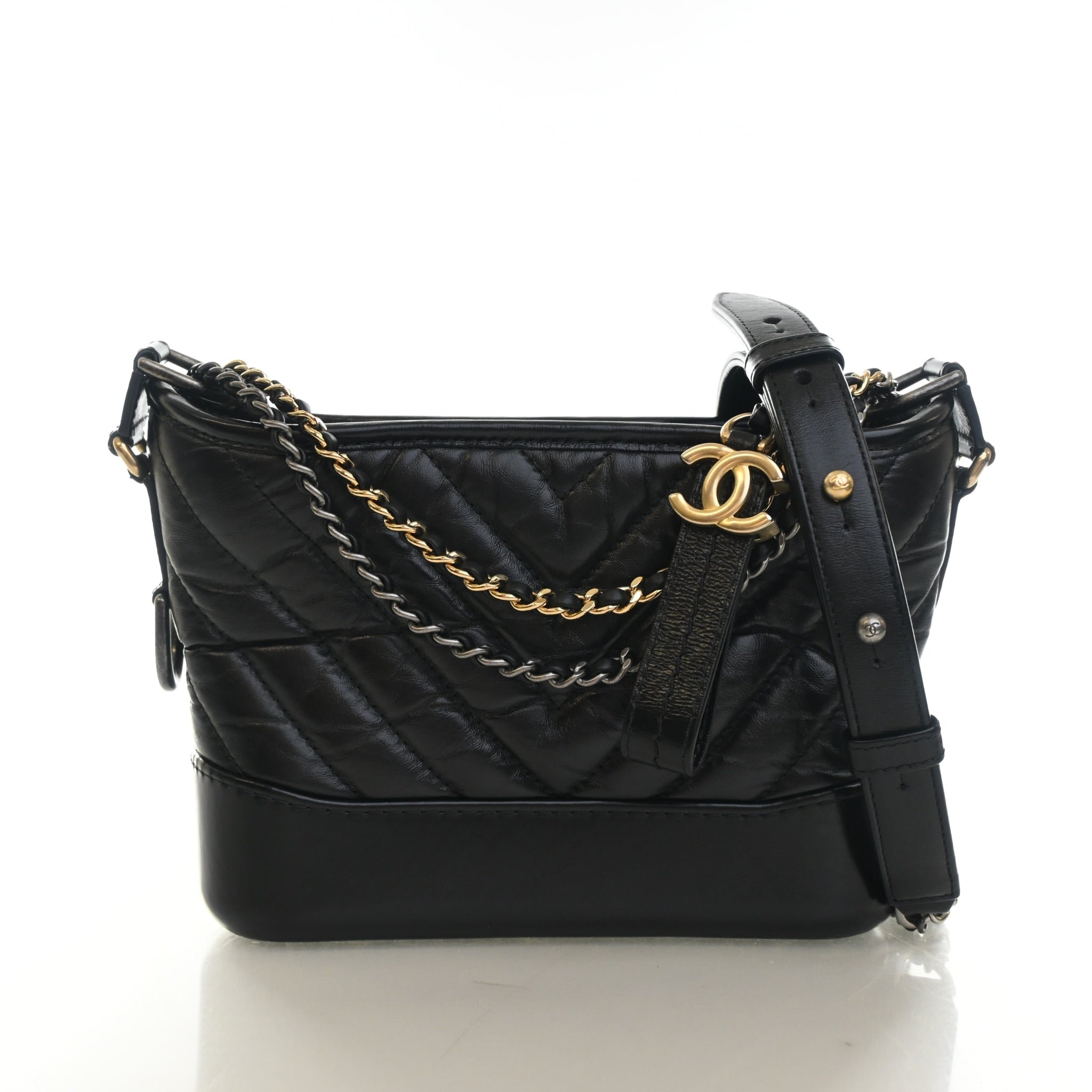 Chanel Small Crumpled Calfskin Gabrielle Hobo