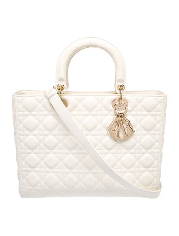 Leather Lady Dior Large