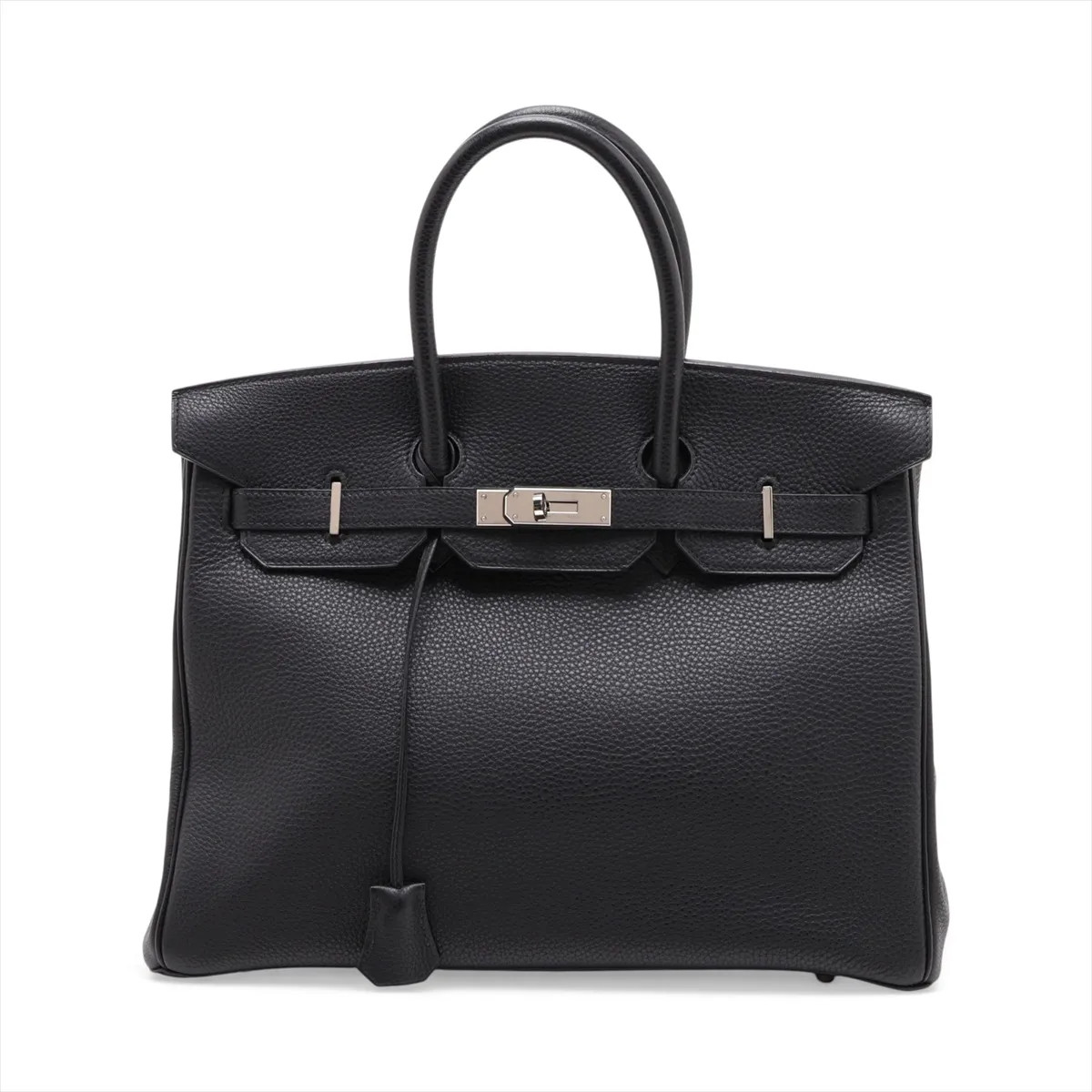 Hermès Birkin 35 Le Tournay Togo Black Silver Metal Fittings