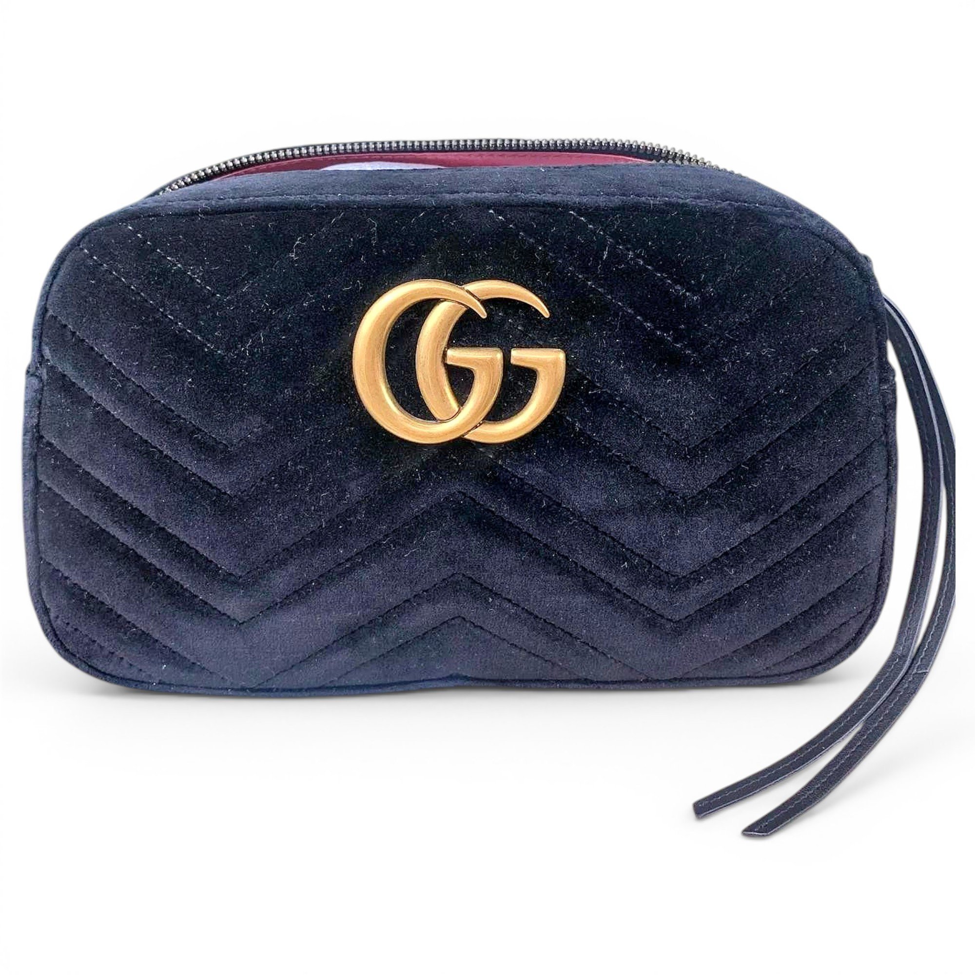 GG Marmont velvet crossbody bag