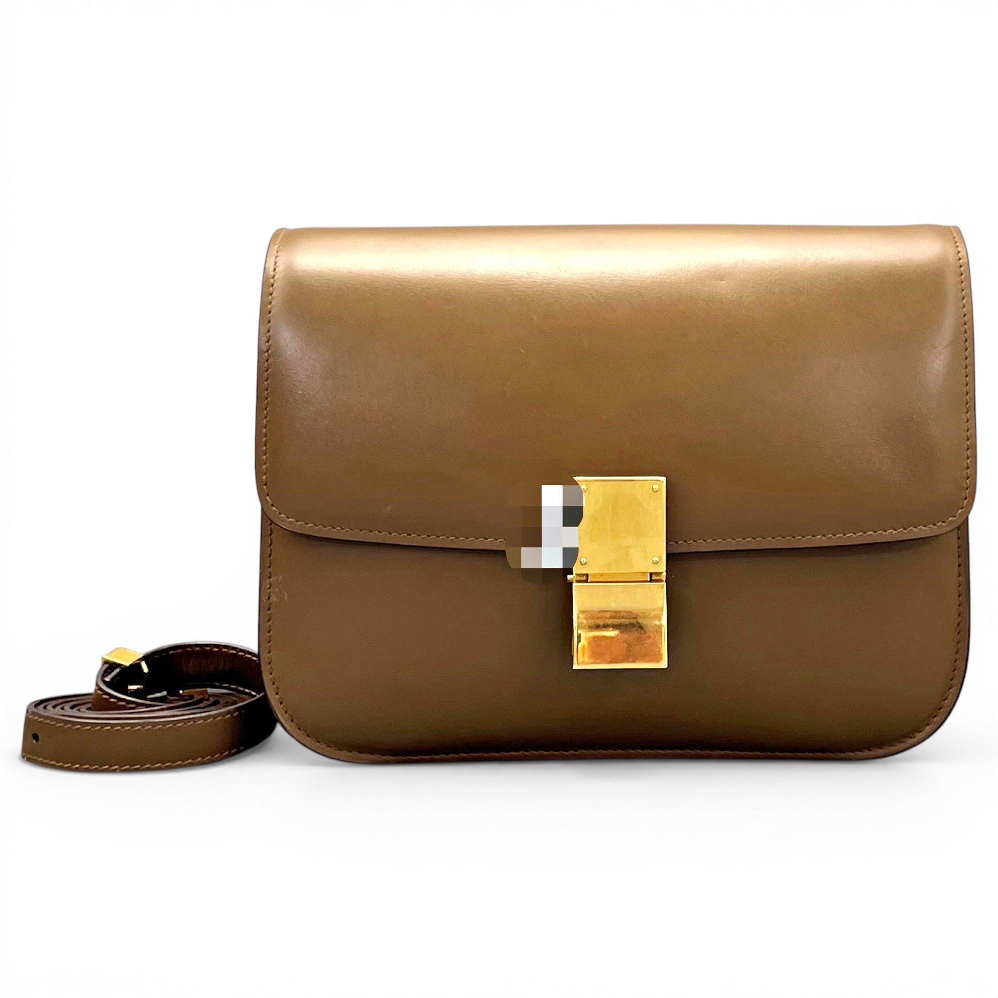 Classic leather handbag