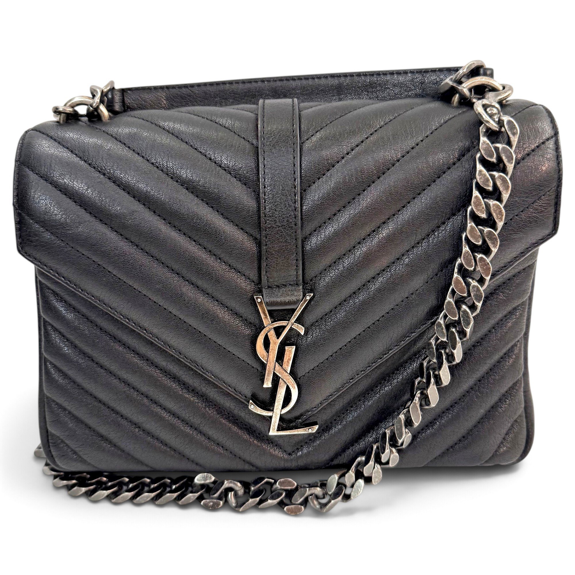 Collége monogramme leather handbag