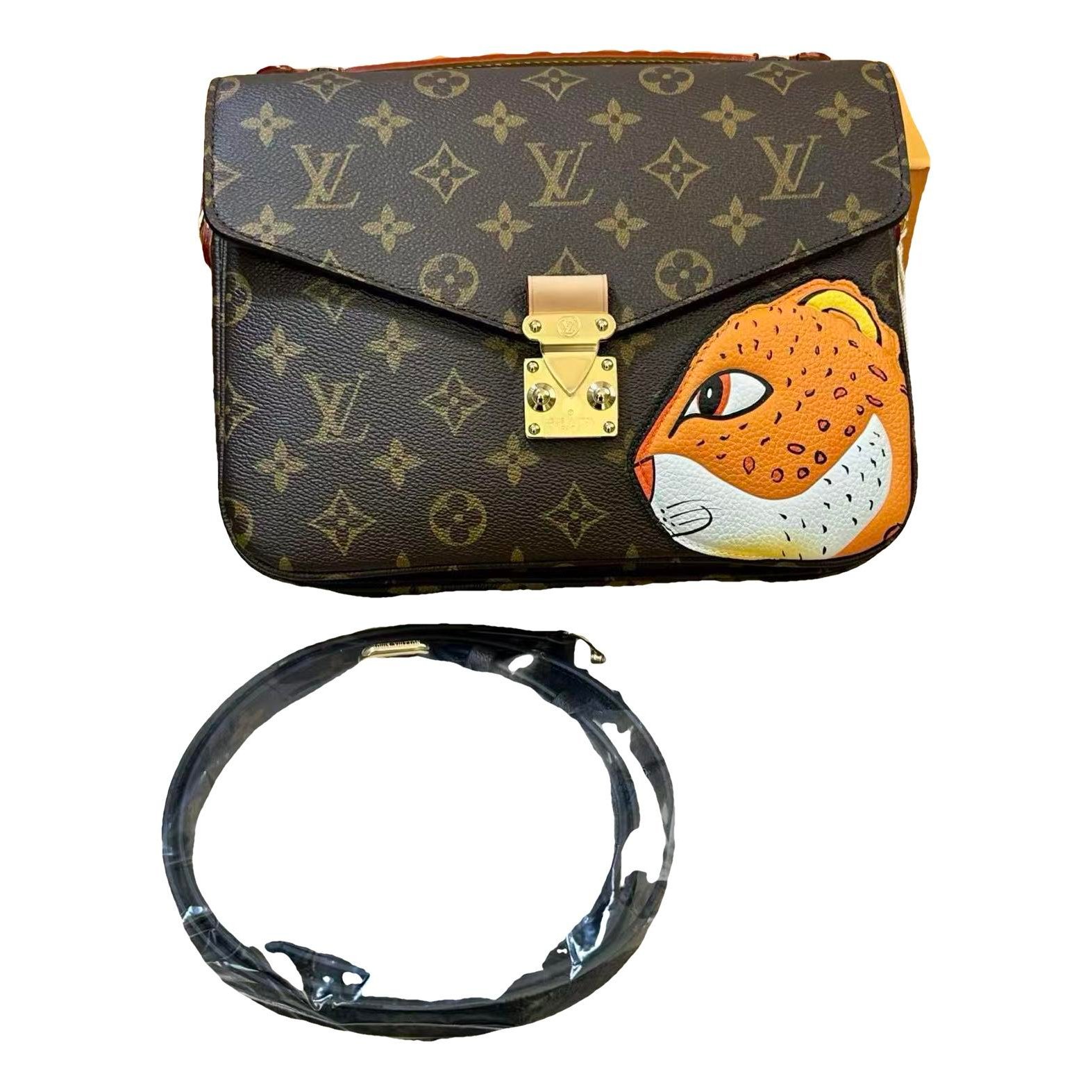 Metis leather crossbody bag
