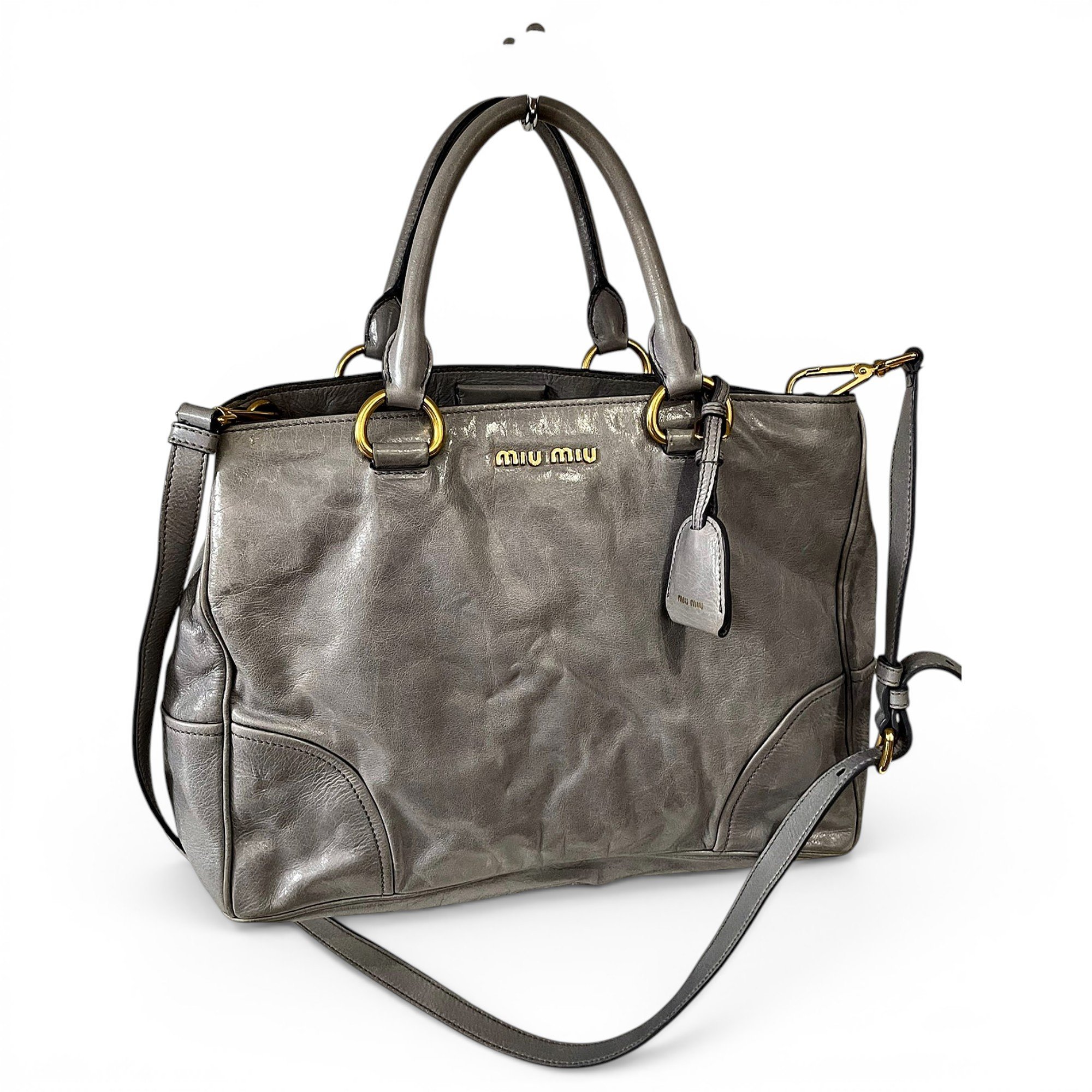 Leather handbag