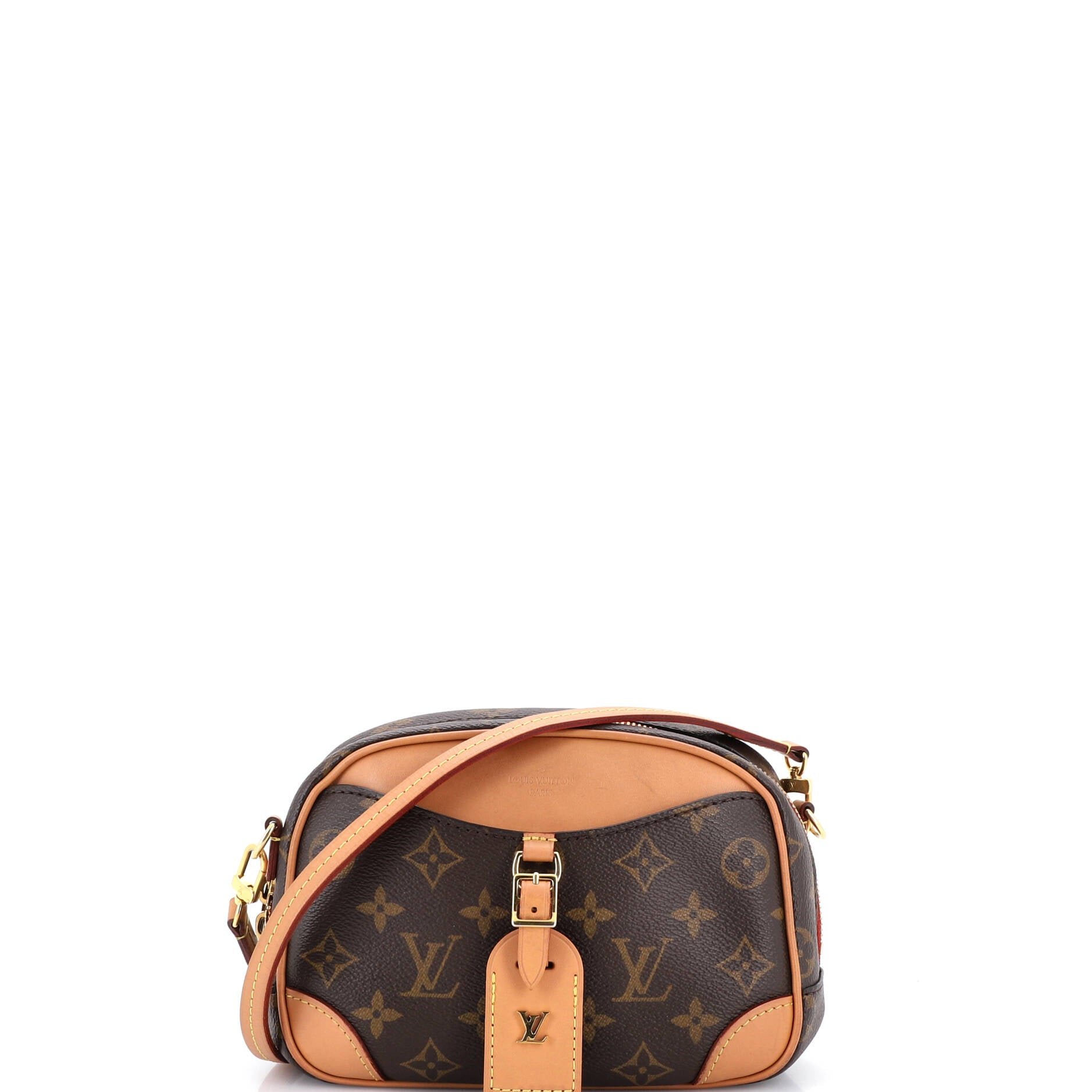 Louis Vuitton Deauville Handbag Monogram Canvas Mini