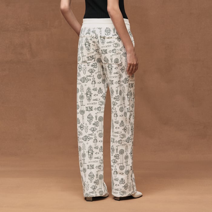 Blanc Cassé "Ferronnerie Remix" Wide Pants