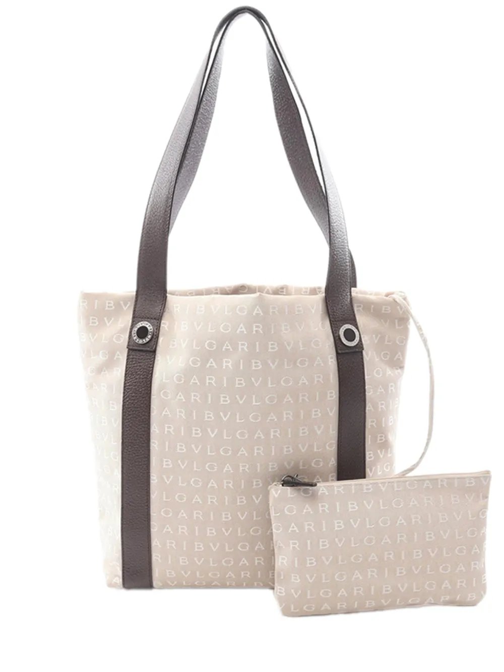 Bvlgari 2010-2026 Canvas Logomania tote bag