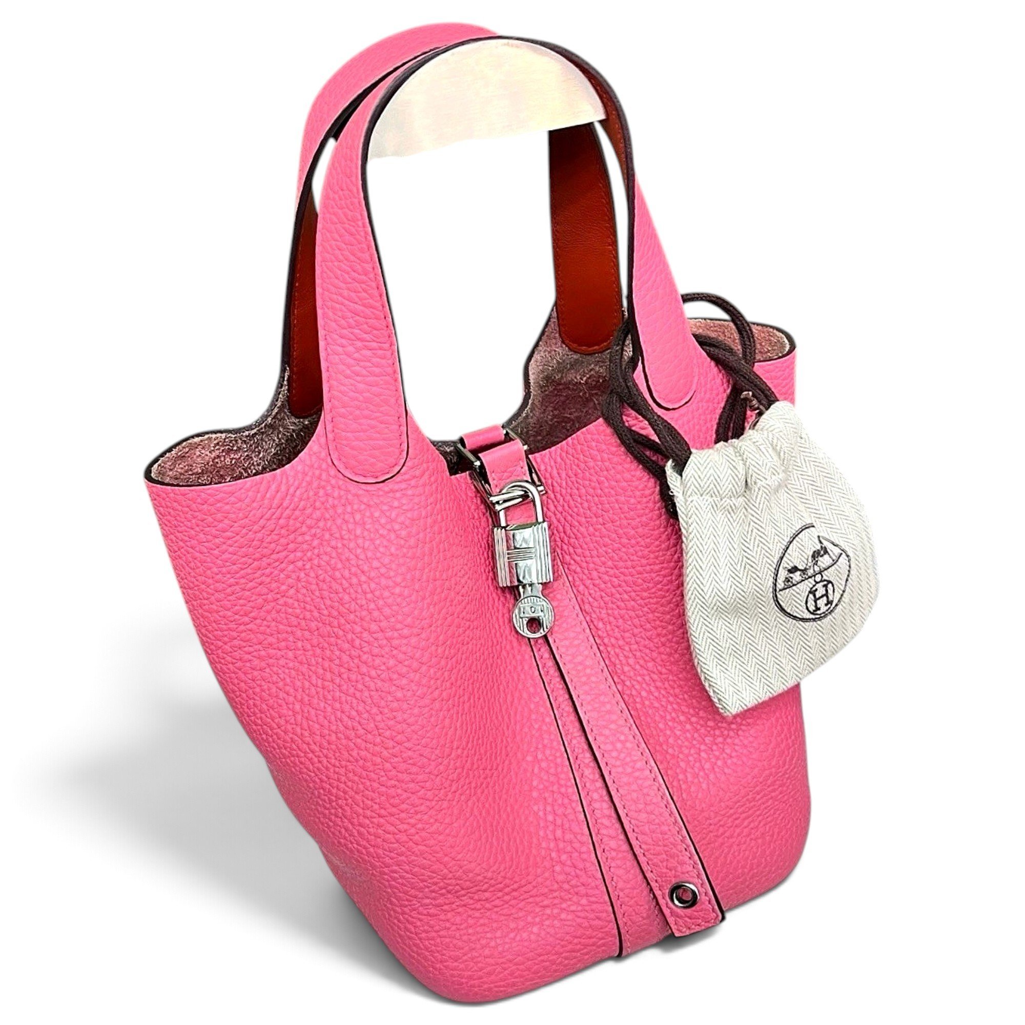 Picotin leather handbag