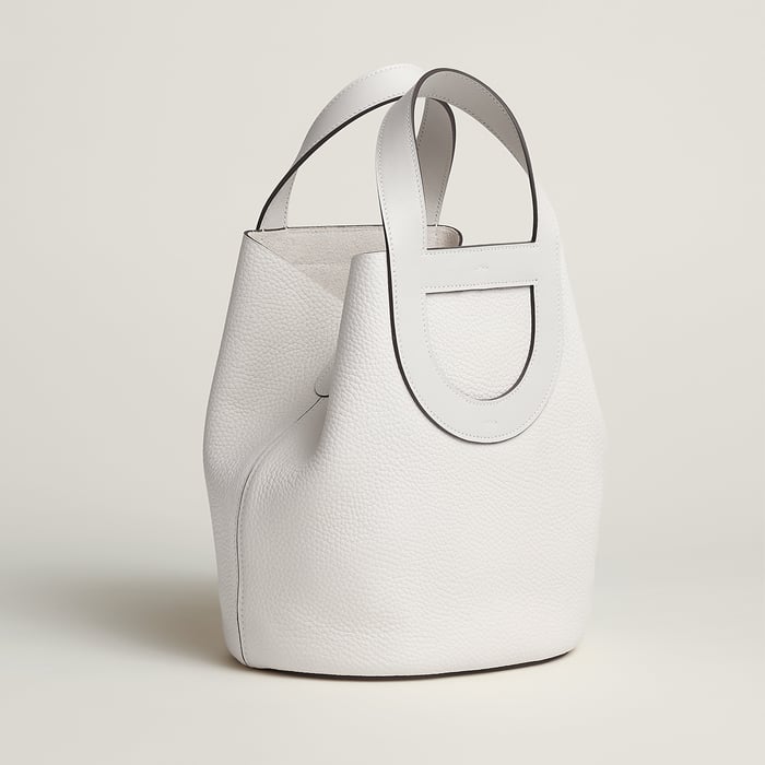 New White Hermès In-the-loop 23 Bag