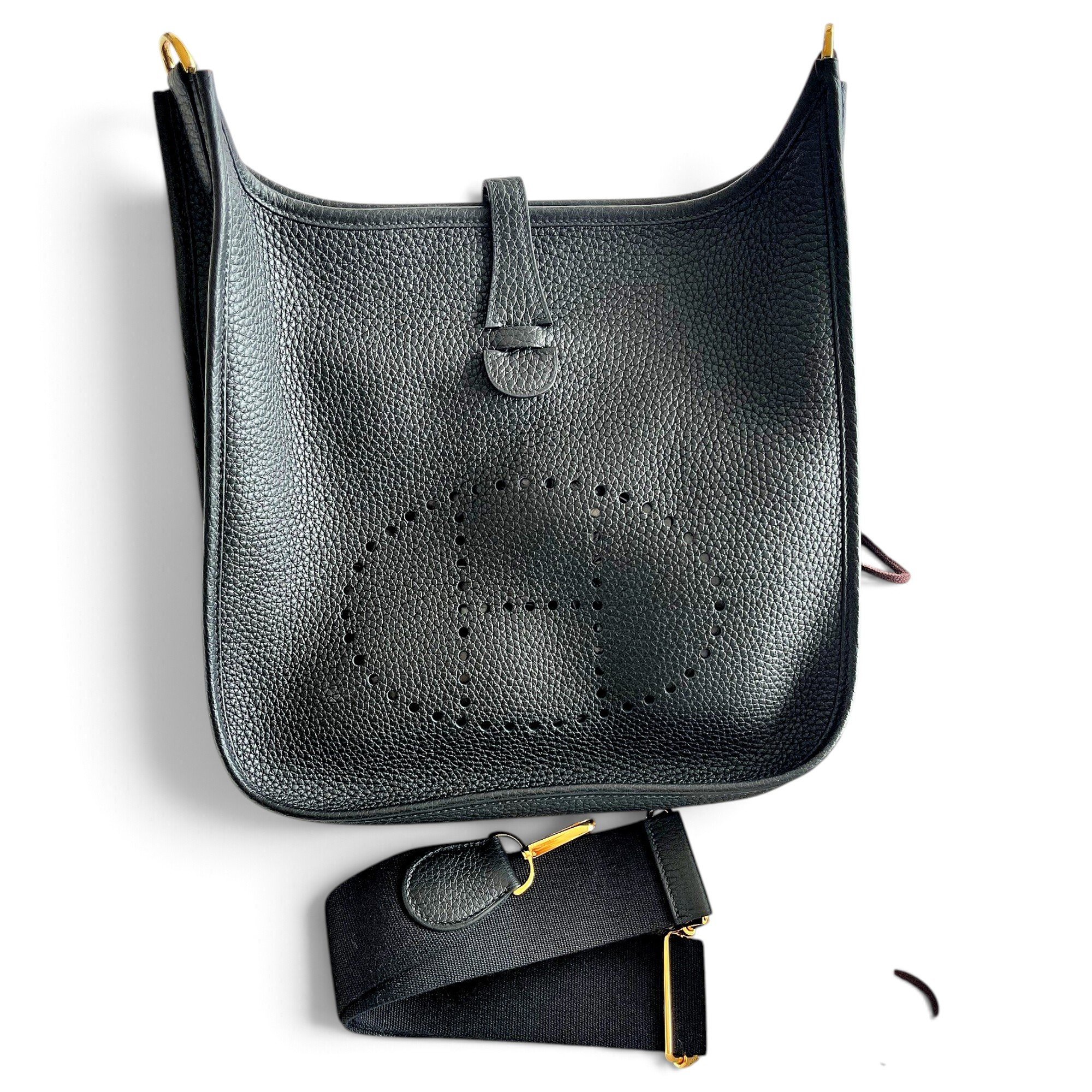 Evelyne leather handbag