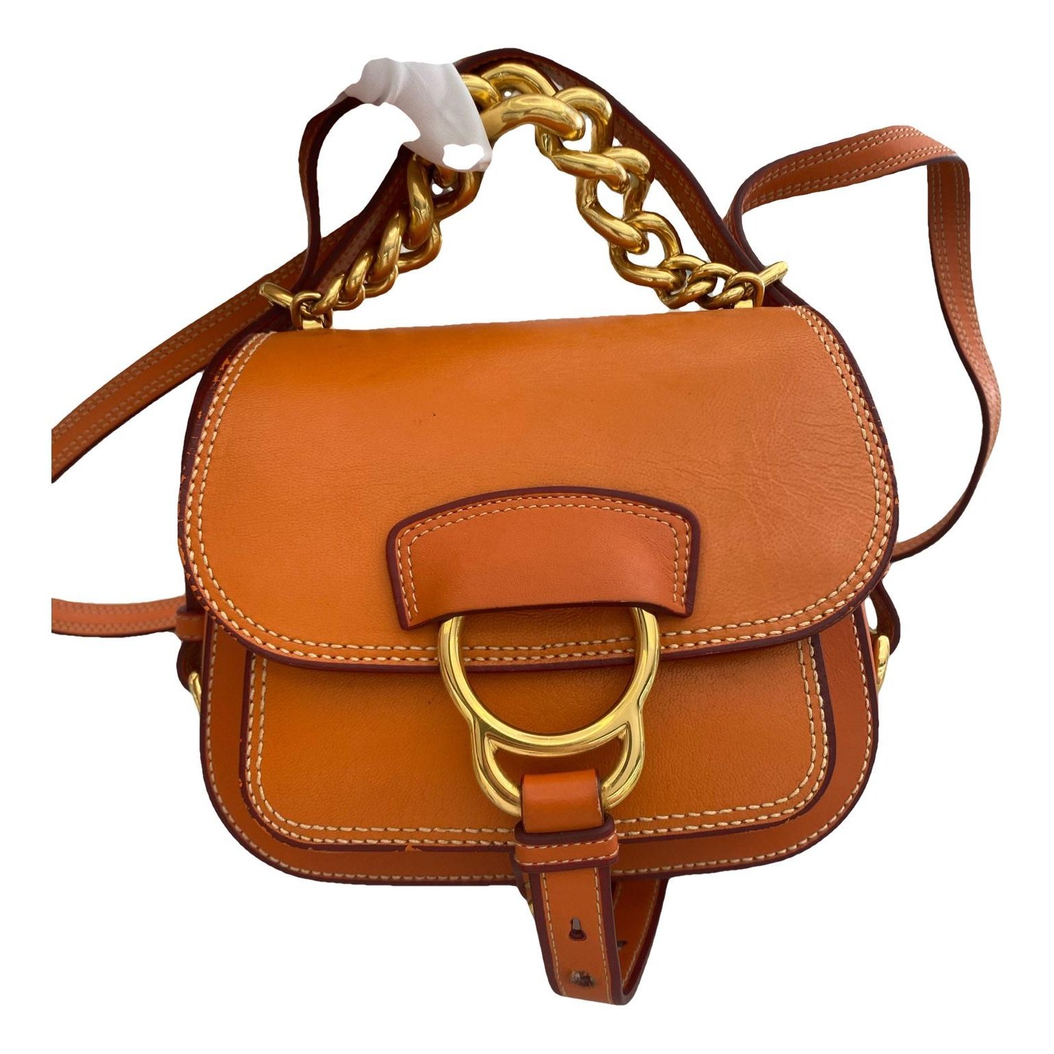 Dahlia leather handbag