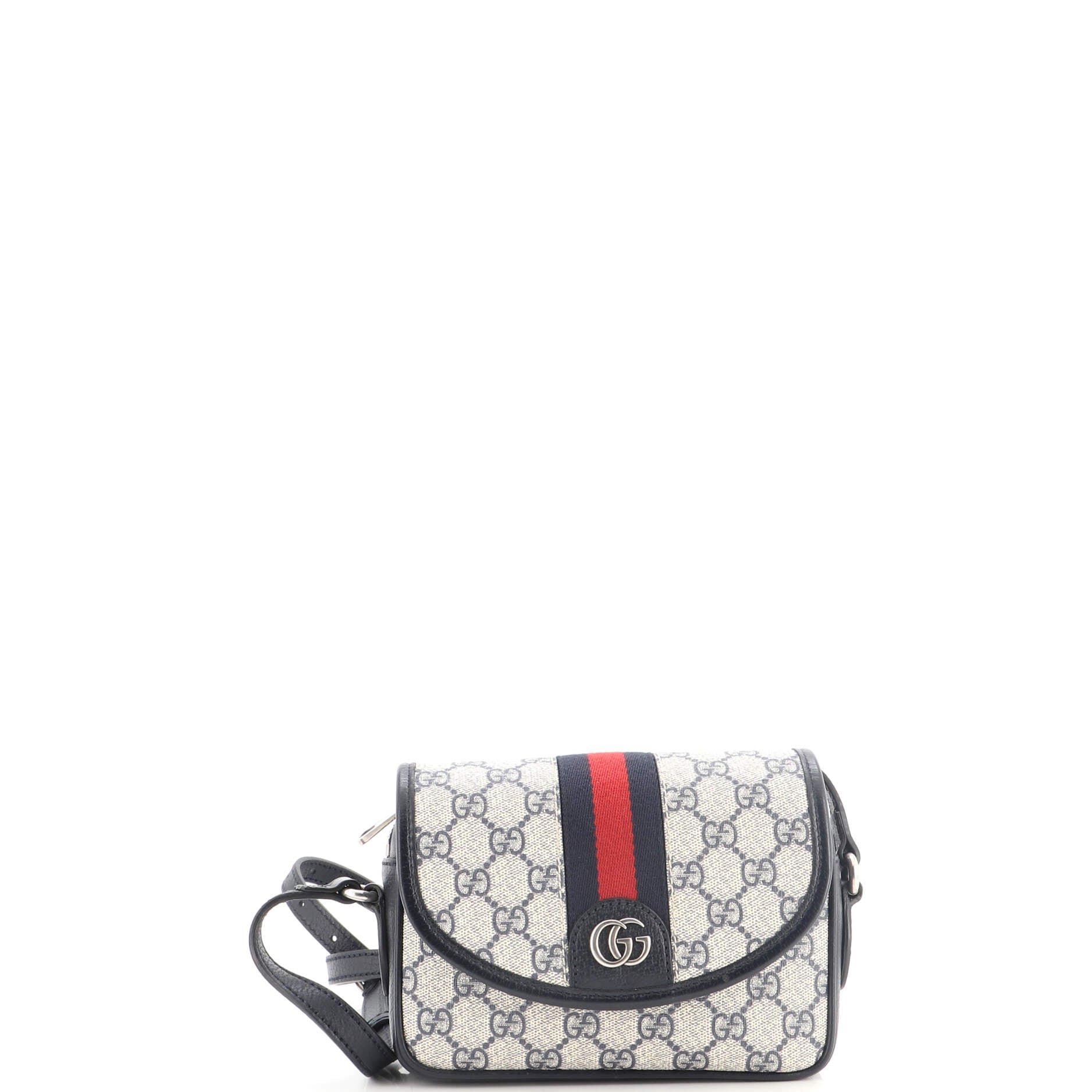 Ophidia Flap Shoulder Bag GG Coated Canvas Mini