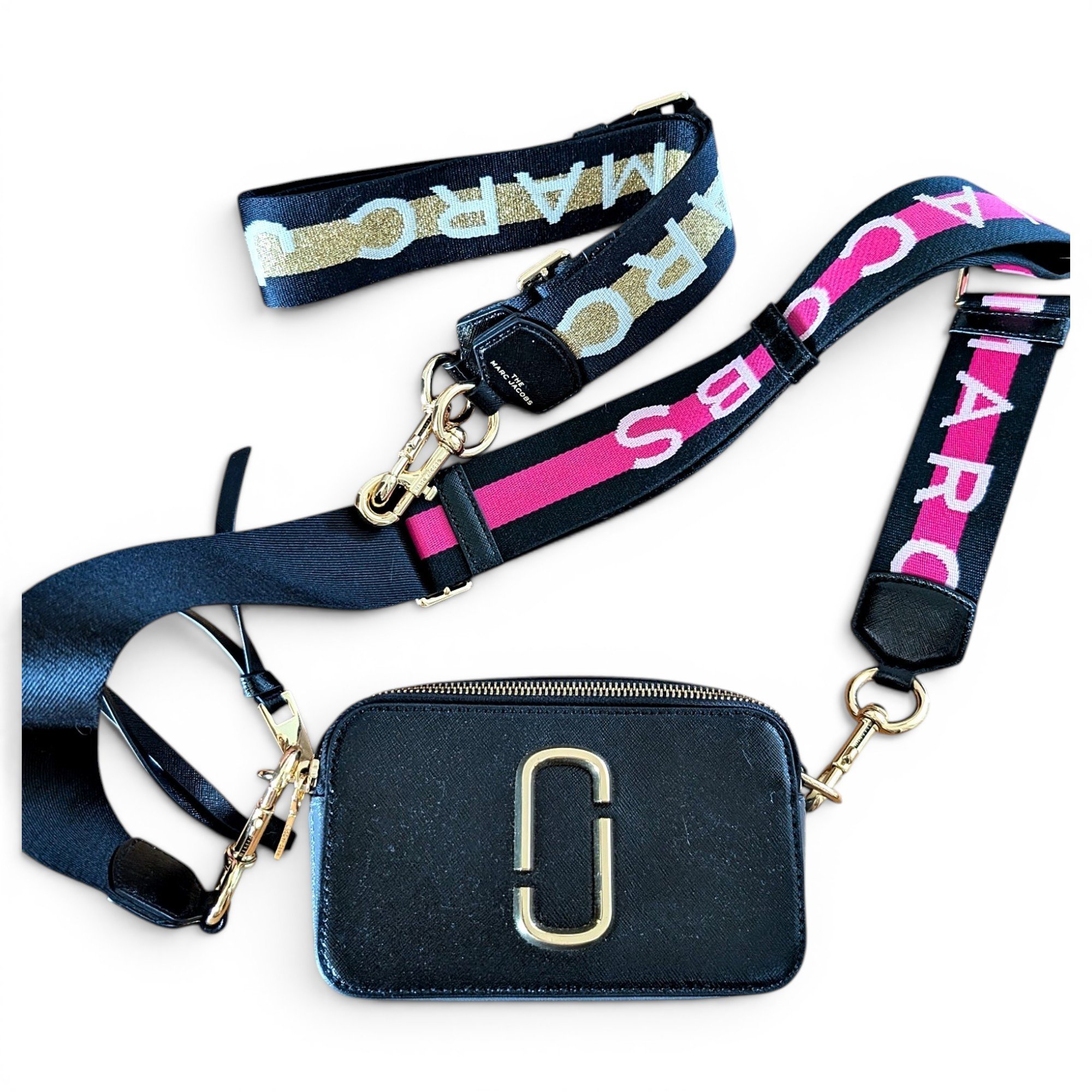Snapshot leather crossbody bag