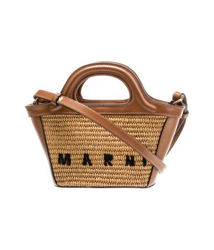 Marni Raffia Shoulder Bag