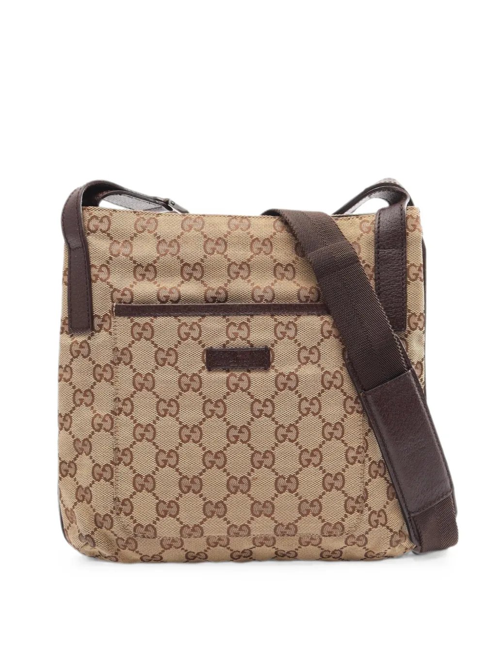 2000s monogram-pattern shoulder bag